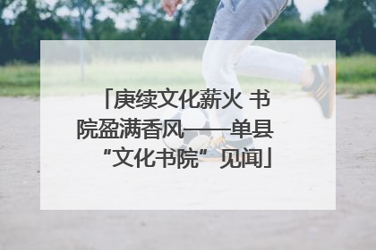 庚续文化薪火 书院盈满香风——单县“文化书院”见闻